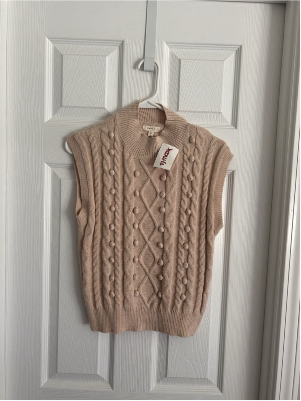 Blush Sleeveless Sweater NWT SIZE S